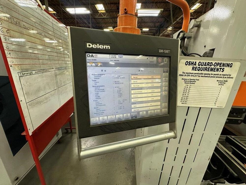 44 Ton, Ermaksan #Power-Bend-Pro-1270-40F, CNC press brake, 4' overall, 39.4" between housing, 6.7" stroke - Image 4