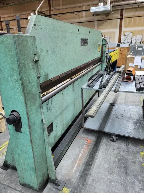 15 Ton, Roto-Die #Model-10, hydraulic press brake, 3" stroke, 120" x 16 gauge capacity, 2-1/8" die clearance - Image 3