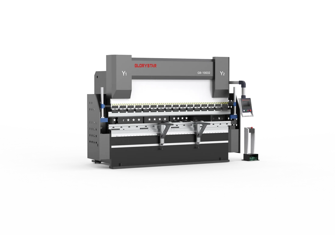 1,124 Ton, Glorystar #GB-Series, CNC press brake, 19' overall, 88 - 1,124 Ton tonnage range, 8.1' - 19' bed - Image 3