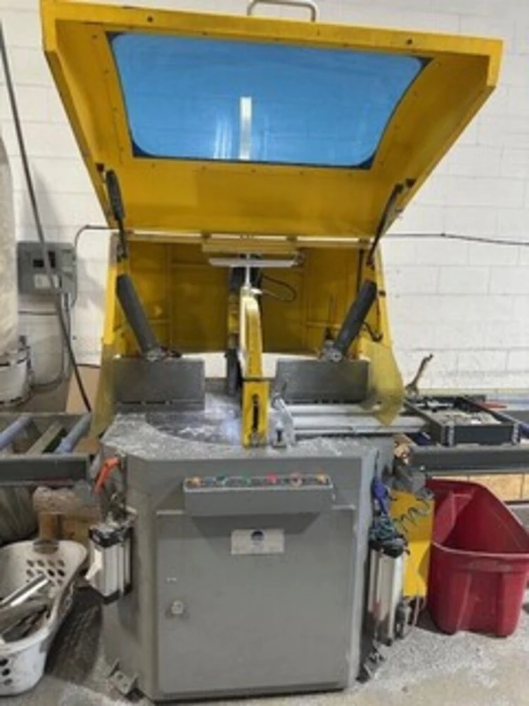 24" Pat Mooney #PMI-20-24, cold saw, 7.8" x 14.6" capacity, 2000 RPM, 7.5 HP, 60° double miter, 2016 - Image 1