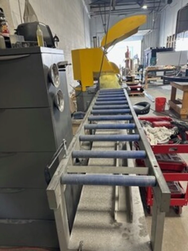 24" Pat Mooney #PMI-20-24, cold saw, 7.8" x 14.6" capacity, 2000 RPM, 7.5 HP, 60° double miter, 2016 - Image 3