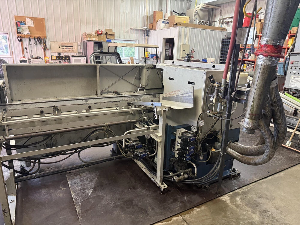 3.54" Tsune #TK5M-90PL, carbide cold saw, 1535-4000 RPM, 15 HP, 26.38" magazine, 7.87" cut-off length, 2002 - Image 3