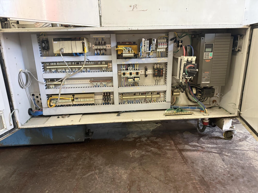 3.54" Tsune #TK5M-90PL, carbide cold saw, 1535-4000 RPM, 15 HP, 26.38" magazine, 7.87" cut-off length, 2002 - Image 9