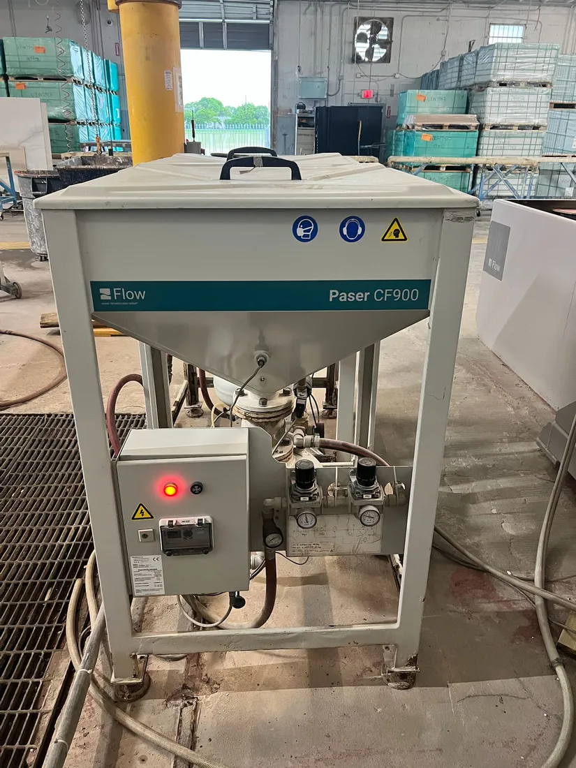 Flow #Mach-200-4020-Pivot, waterjet, 6.6' x 13.1' table, 30 HP, 60,000 PSI., 8" Z travel, FlowExpert control - Image 10