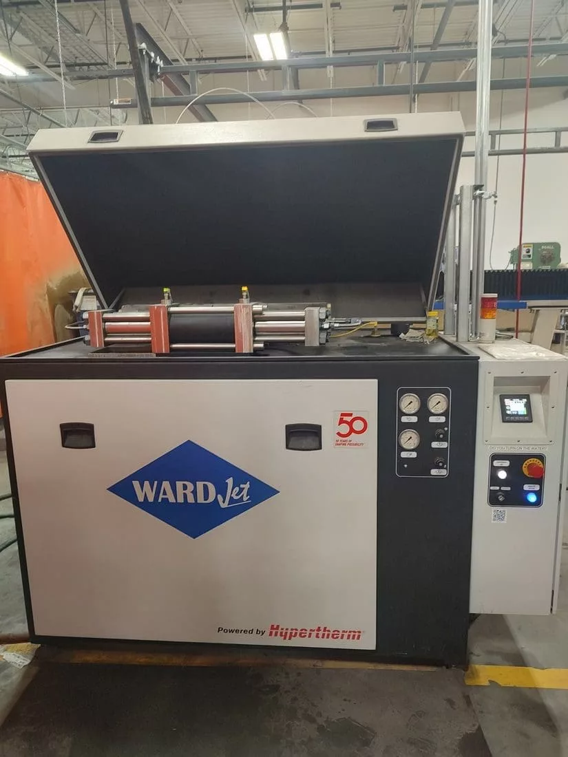 Wardjet #E-2040, waterjet, 6.5' x 13.1' table, 50 HP, 60,000 PSI., Wardjet XL control, 2018 - Image 8