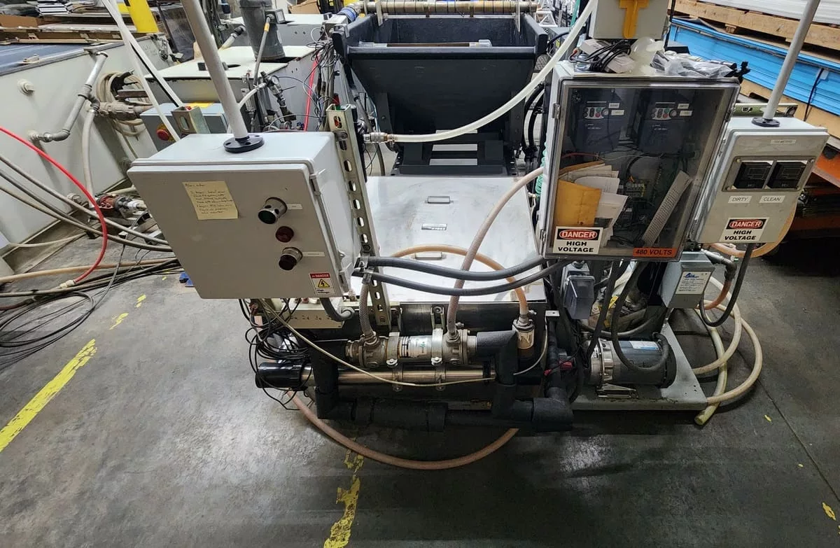 Flow #IFB-4800-DWJ, waterjet, 4' x 8' table, 50 HP, 60,000 PSI., Flow PC based control, 2005 - Image 6