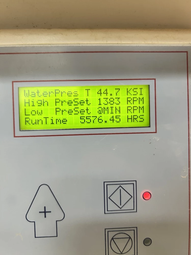 Omax #55100, waterjet, 4.5' x 8.3' table, 30 HP, 60,000 PSI., Omax PC based control, 2005 - Image 9