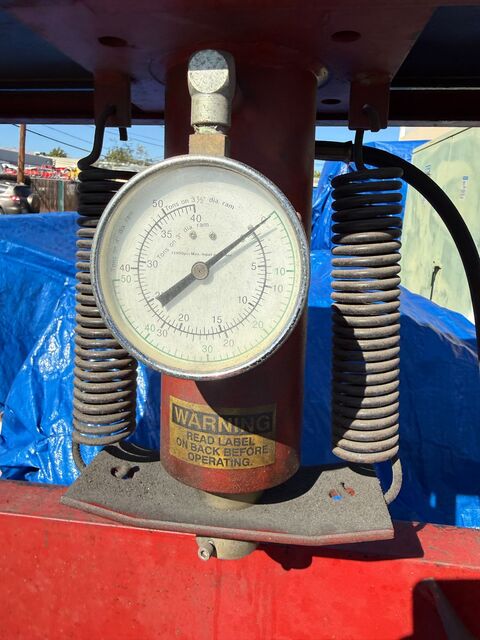 55 Ton, Ramco, H-frame hydraulic press, 32" between beams - Image 3