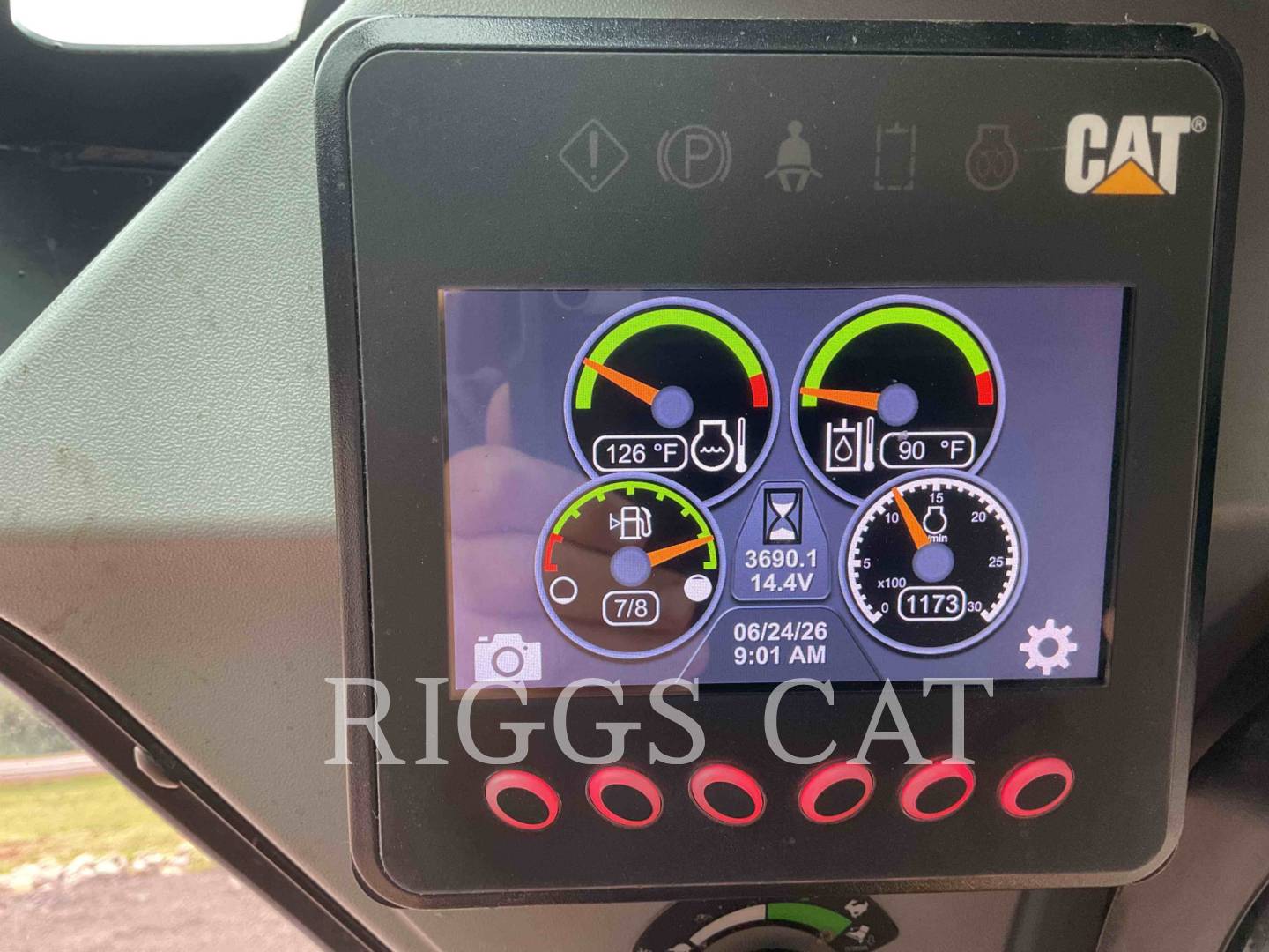 Cat 262 A, Skid Steer Loader, 3687 hours, S/N: TP404509, 2025 - Image 5