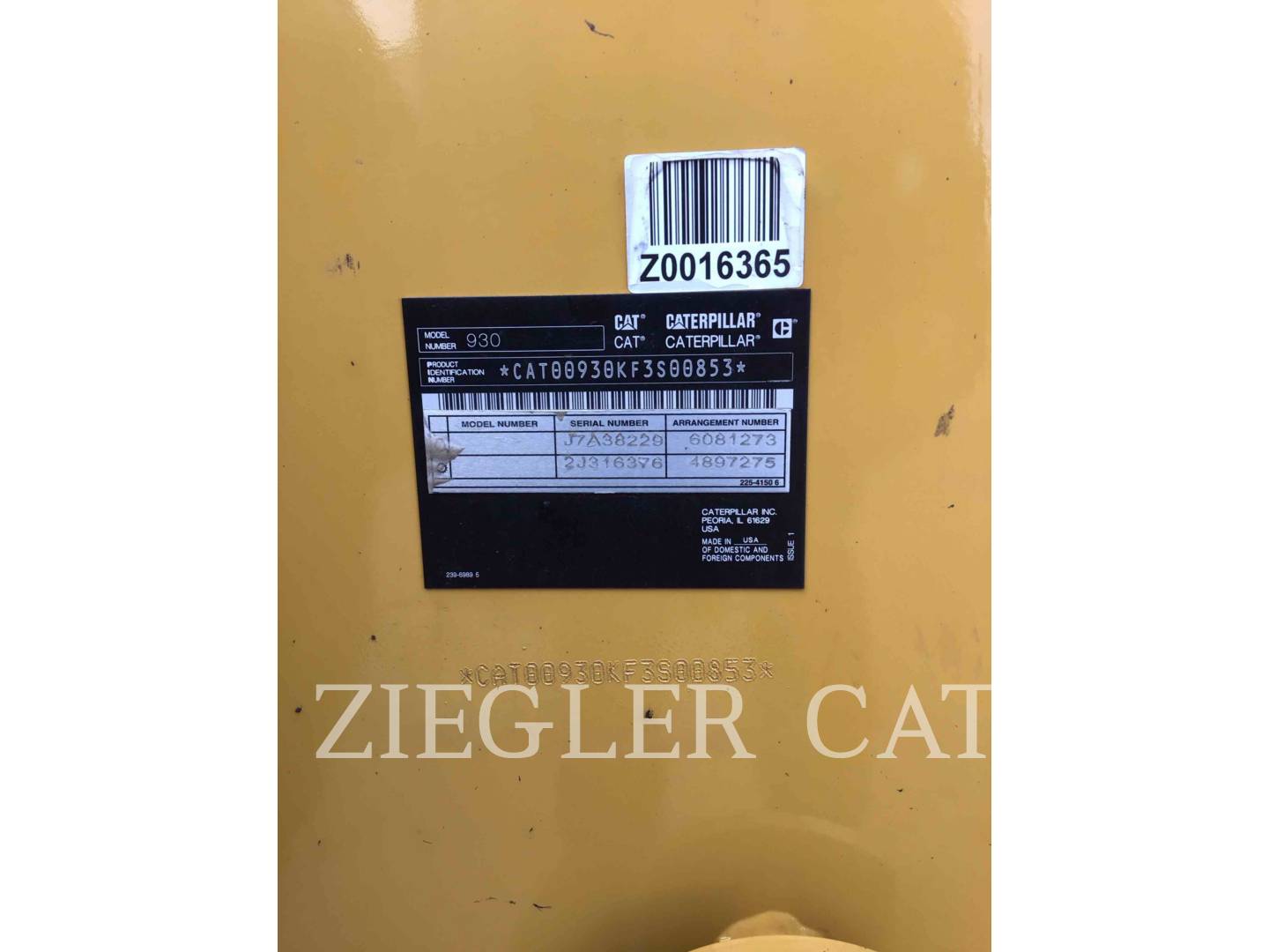 Cat 930, Wheel Loader, 543 hours, S/N: F3S00853, 2024 - Image 5