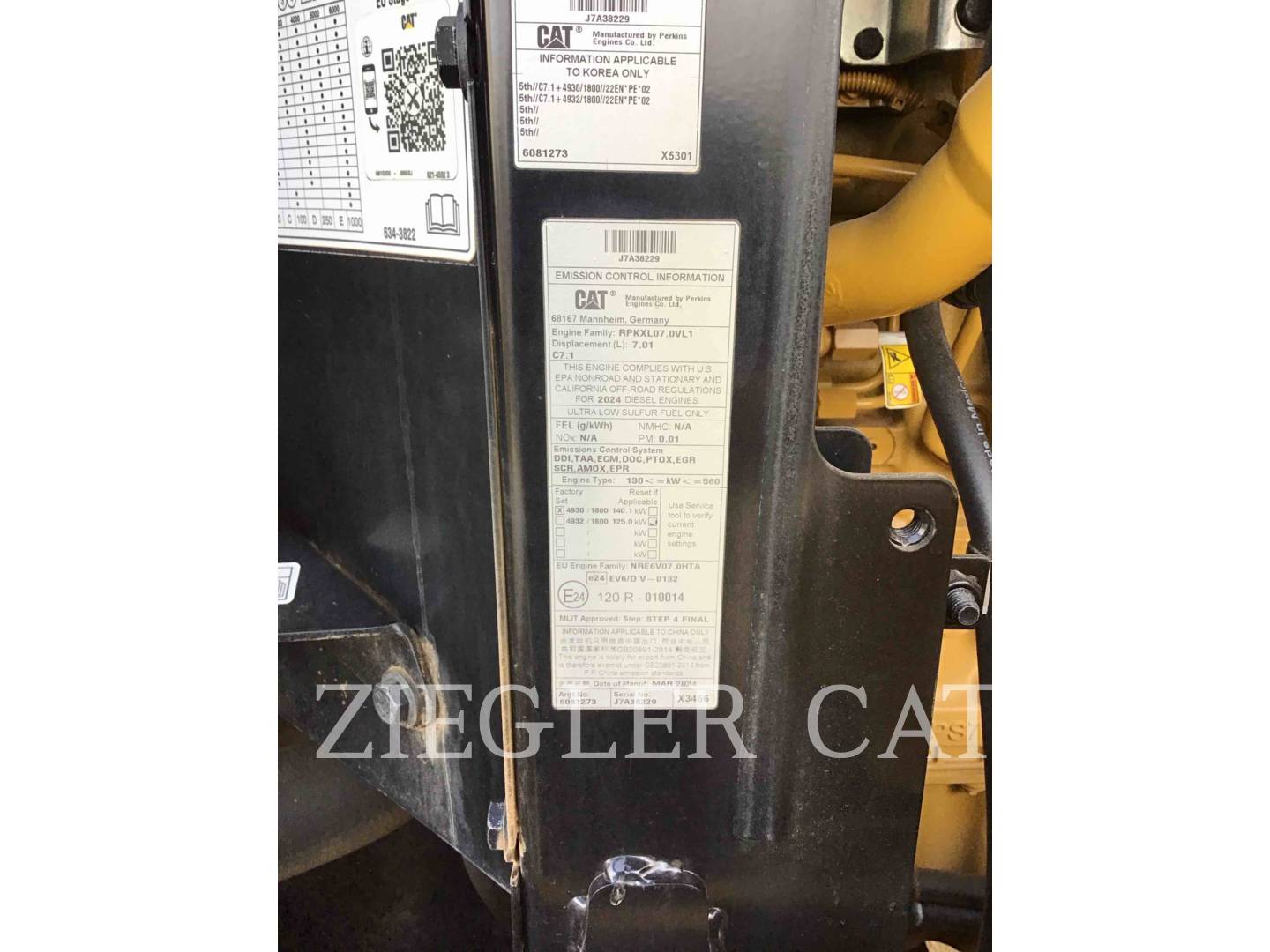 Cat 930, Wheel Loader, 543 hours, S/N: F3S00853, 2024 - Image 6