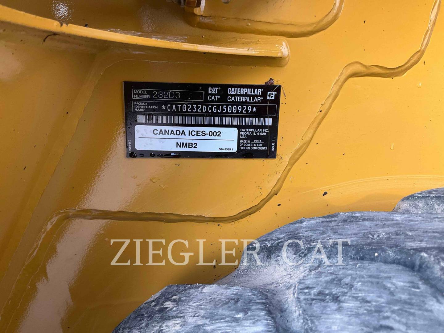 Cat 232D3, Skid Steer Loader, 366 hours, S/N: GJ500929, 2023 - Image 6
