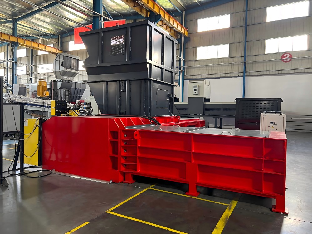 Enerpat, 2-ram Cardboard Baler, 74 HP, 62" x 46" x 31" Bale Size, 70" x 59" Feed Opening - Image 5