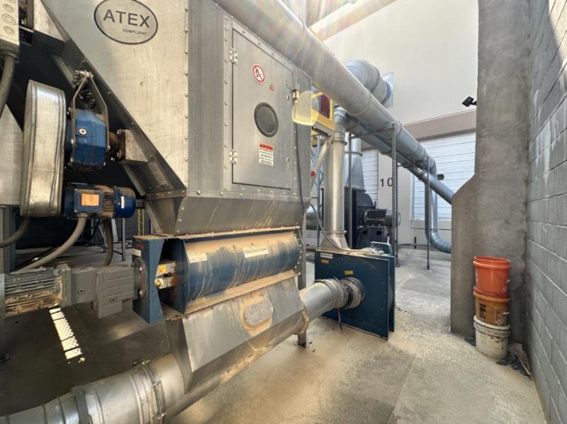 40000 cfm Nederman #NFKZ-3000, baghouse dust collector, 7,320 sq.ft., (400) filter bags, 200 HP, 2014 - Image 10