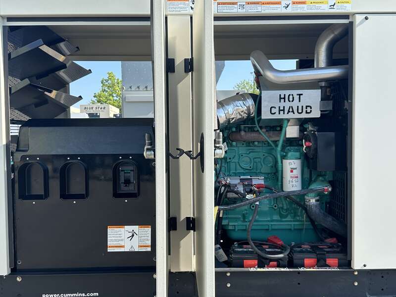 100 KW Cummins #C100D6C, diesel generator set, 120/240 Volts, 1-phase, 113 hours, 173 HP @ 1800 RPM, QSB5-G13 - Image 4