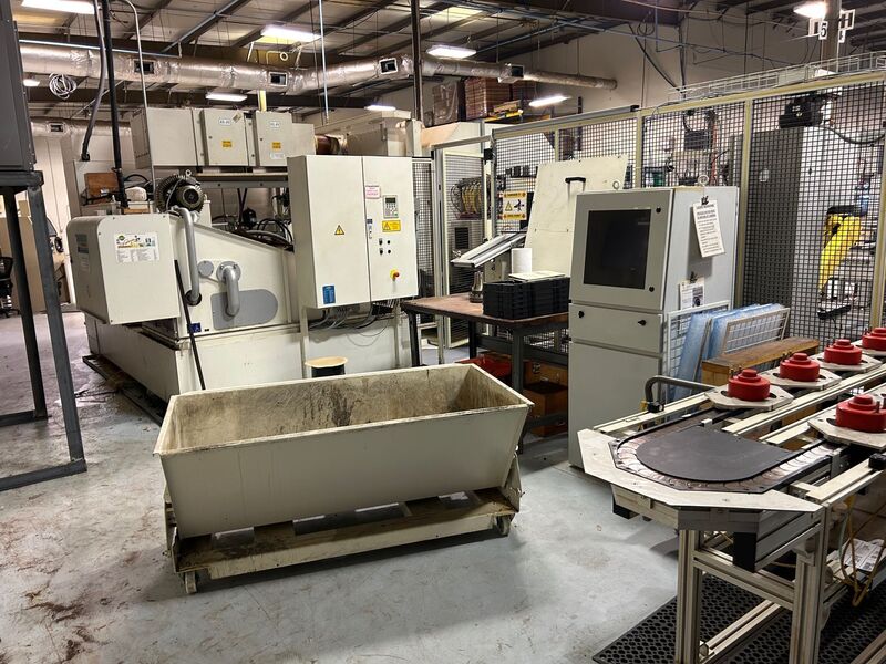 Kapp #KX-300-P, CNC gear grinder, Siemens 840D Control, rotary dresser, 180° loader, load table, 2010 - Image 10