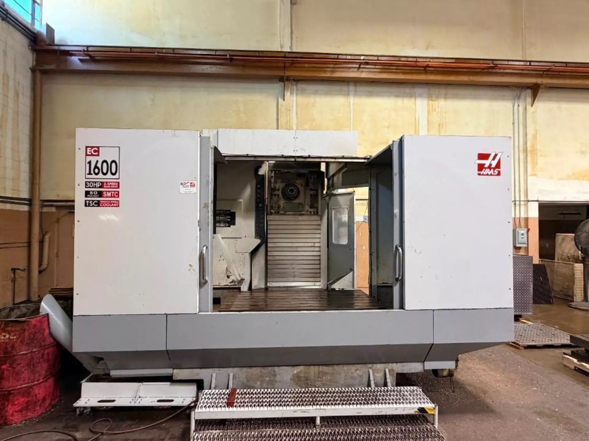 Haas #EC-1600, CNC horizontal machining center, 64" X, 50" Y, 32" Z, 7500 RPM, 50 automatic tool changer, Cat - Image 1