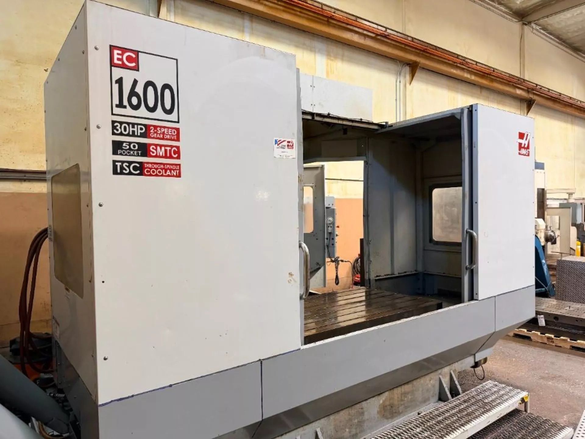 Haas #EC-1600, CNC horizontal machining center, 64" X, 50" Y, 32" Z, 7500 RPM, 50 automatic tool changer, Cat - Image 2