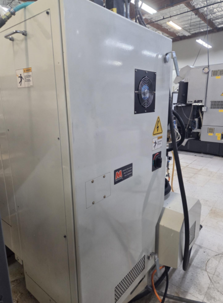 Sharp #SV-2412S, CNC vertical machining center, Fanuc 0iMC, 24" X, 12" Y, 18" Z, 10000 RPM, 16 automatic tool - Image 4