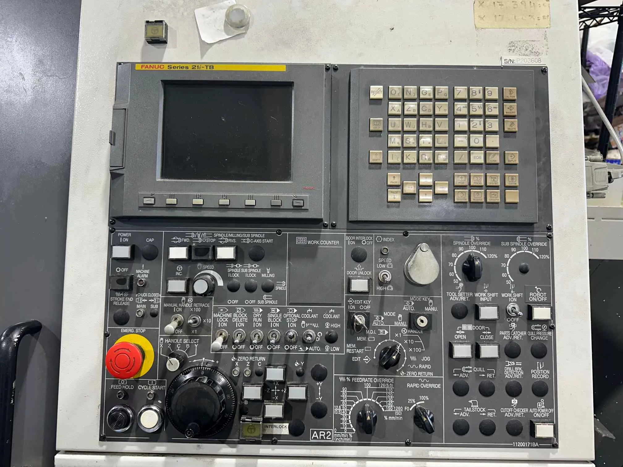 Nakamura -Tome #SC-200, Multi-Axis CNC Lathe, 20" between centers, 16" turning diameter, 8" chuck, 2.5" bar - Image 3