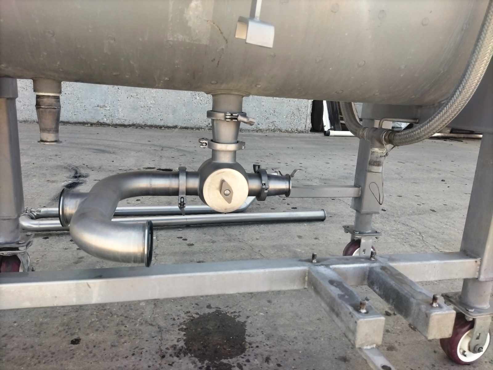 18 cu.ft. Blentech #SM-18C44-3D, Jacketed Ribbon Mixer, Stainless Steel, portable frame - Image 2