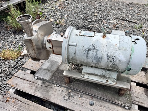 Fristam #FPX-732-185, Centrifugal Pump, Stainless Steel, 3" x 2" tri-clamp, 1 HP, 3550 RPM, 230/460 Volts, 3PH - Image 2