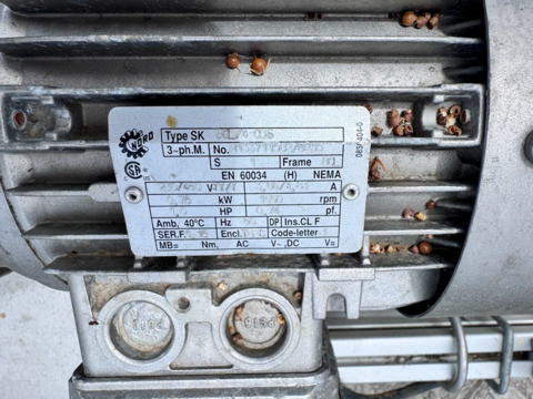 Alfa Laval #SRU-2NLS, Positive Displacement Rotary Lobe Pump, Stainless Steel, mobile cart, 2" tri-clamp, 1 - Image 5