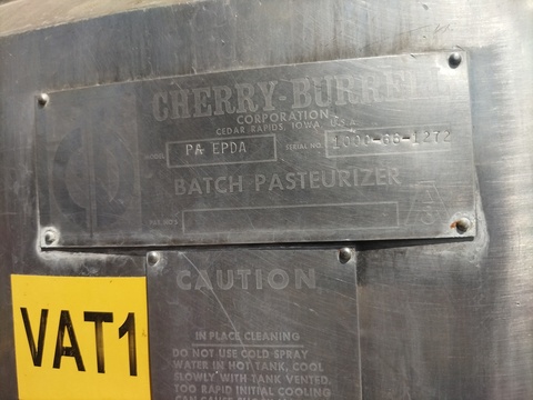 1000 gallon Jacketed Stainless Steel Vertical Process Tank - Image 4
