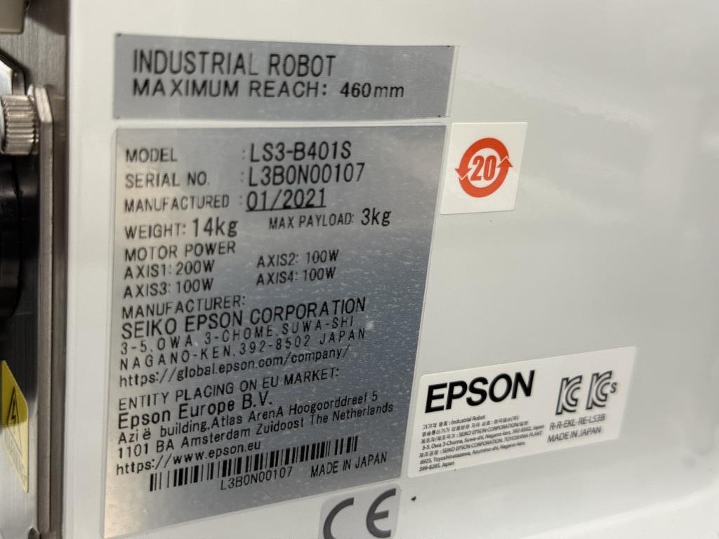 Epson LS3-B401-S, industrial robot, RC90-B controller, 2021 (8 available) - Image 8