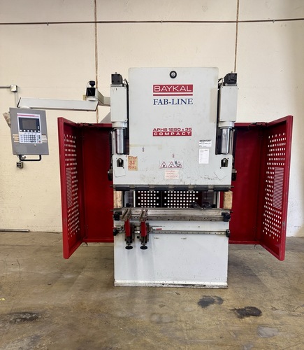 39 Ton, Baykal #APHS-39x4, CNC press brake, 4.1' overall, 8.3" stroke, 5 HP, Baykal ESA EC4 Control, CNC Back - Image 1