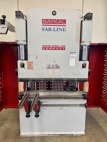 39 Ton, Baykal #APHS-39x4, CNC press brake, 4.1' overall, 8.3" stroke, 5 HP, Baykal ESA EC4 Control, CNC Back - Image 2