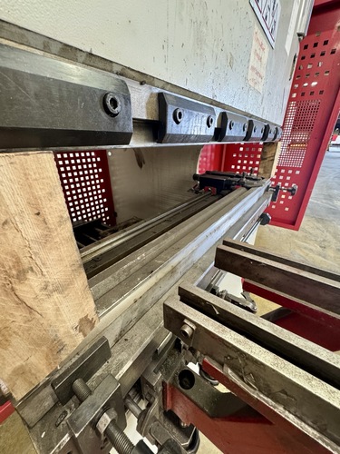39 Ton, Baykal #APHS-39x4, CNC press brake, 4.1' overall, 8.3" stroke, 5 HP, Baykal ESA EC4 Control, CNC Back - Image 6