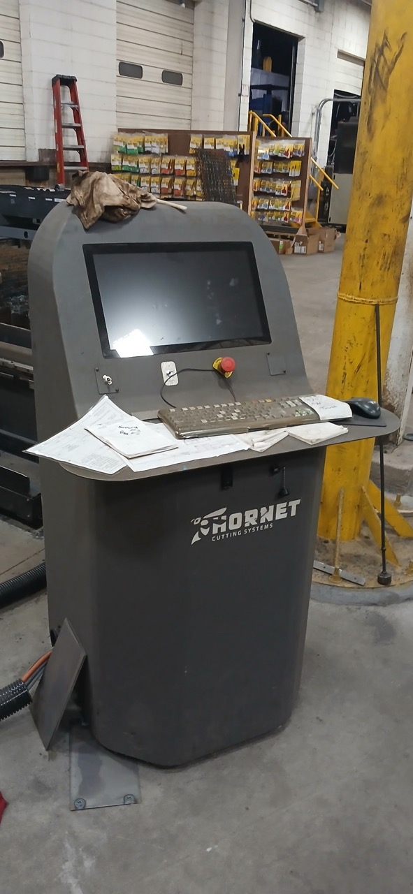 Hornet #LTX, CNC plasma table, Hypertherm HPR260XD, 5' x 10' table, 750 IPM, 1" mild steel cut, 3500 lb. - Image 7