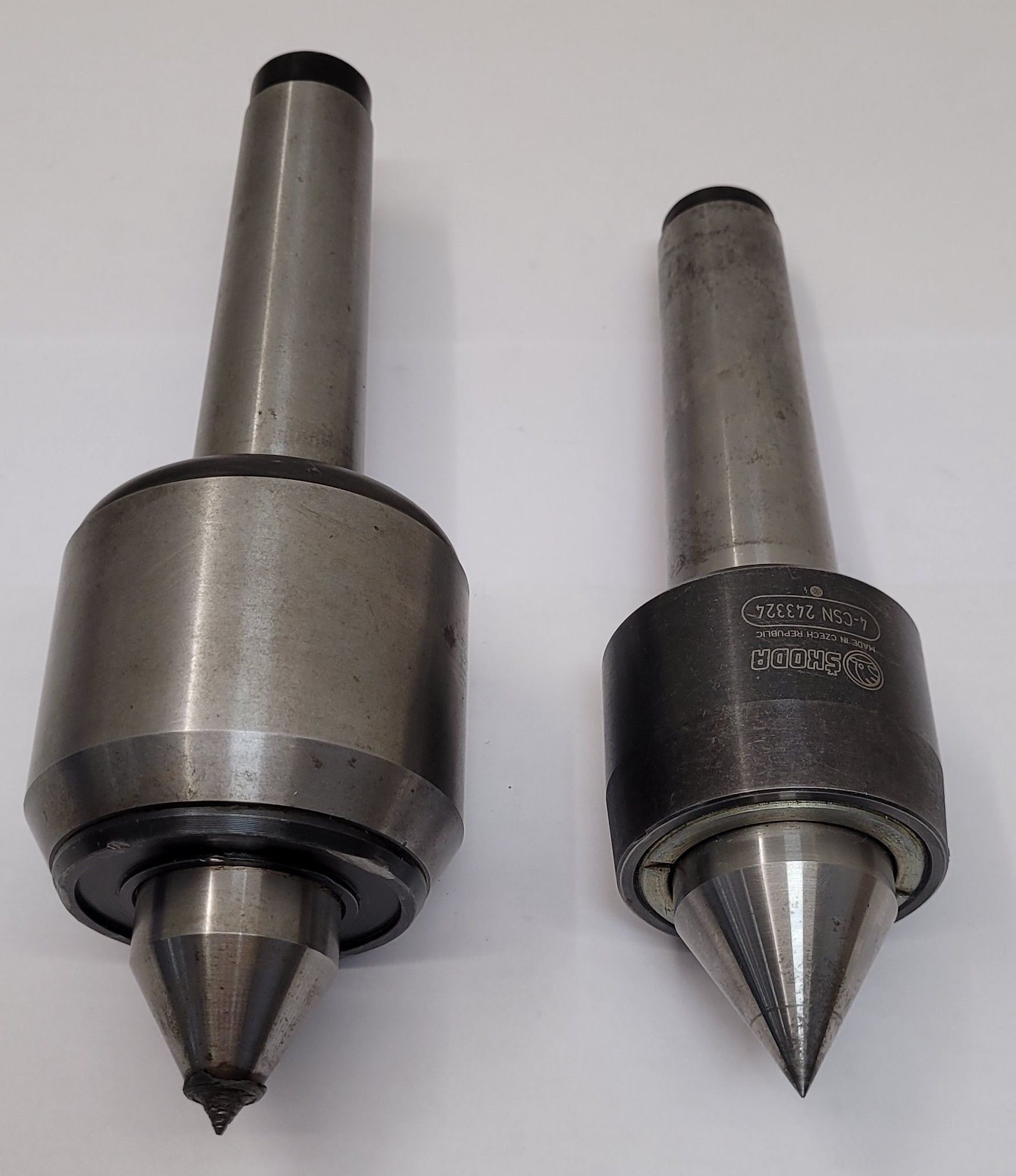 4MT live centers, Skoda #4-CSN-243324 & unbranded, Set of 2, AS IS - Image 3