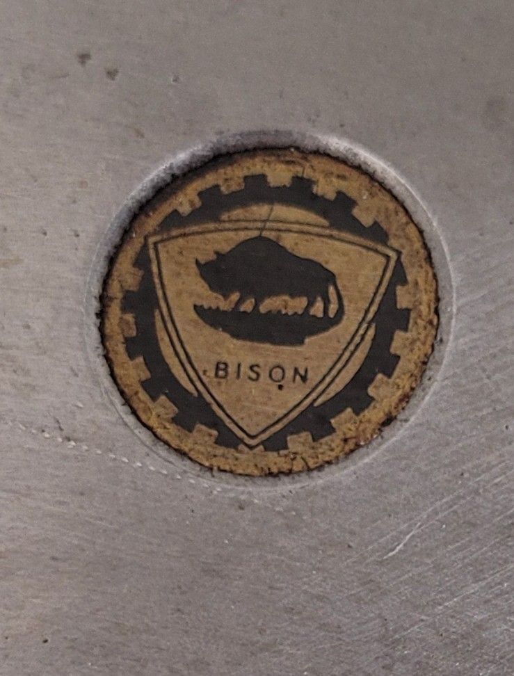 10" Bison #2353, 3-jaw lathe chuck, 3" center hole, plain back, 2000 RPM - Image 6