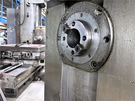 WMW Heckert #FW400, universal horizontal mill, 18" x 71" table, 50 taper, 28-1400 RPM vertical, 45-2240 RPM - Image 6