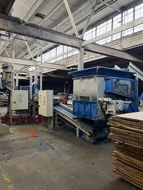Zerma #ZSS-1000/1200, Complete Plastics Recycling System, 100 HP single-shaft shredder, 48" x 44" opening - Image 8