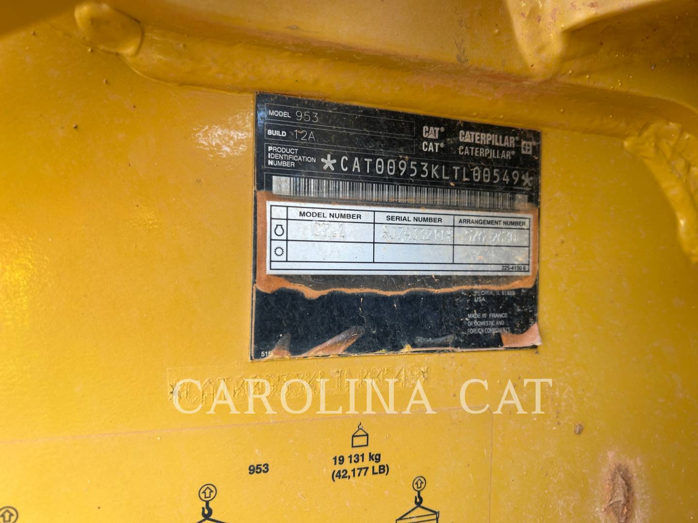 Caterpillar 953 MP, Track Loader, 3406 hours, S/N: LTL00549, 2023 - Image 6