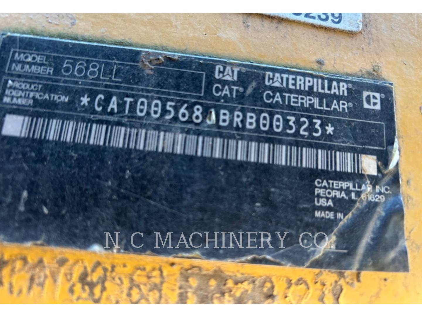 Caterpillar 568 LL, 13240 hours, S/N: BRB00323, 2014 - Image 6