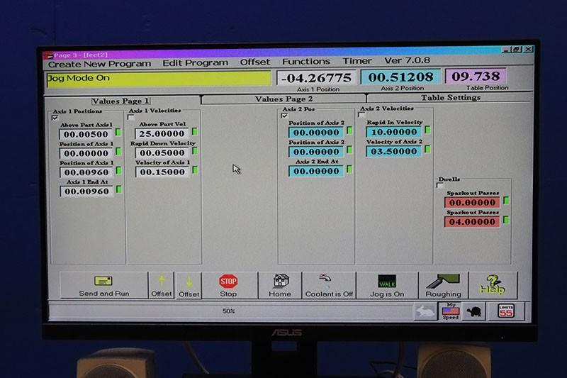 6" x 18" Harig #EZ-Surf-II, CNC surface grinder, 2 HP super precision spindle, automatic lube system, 2008 - Image 3