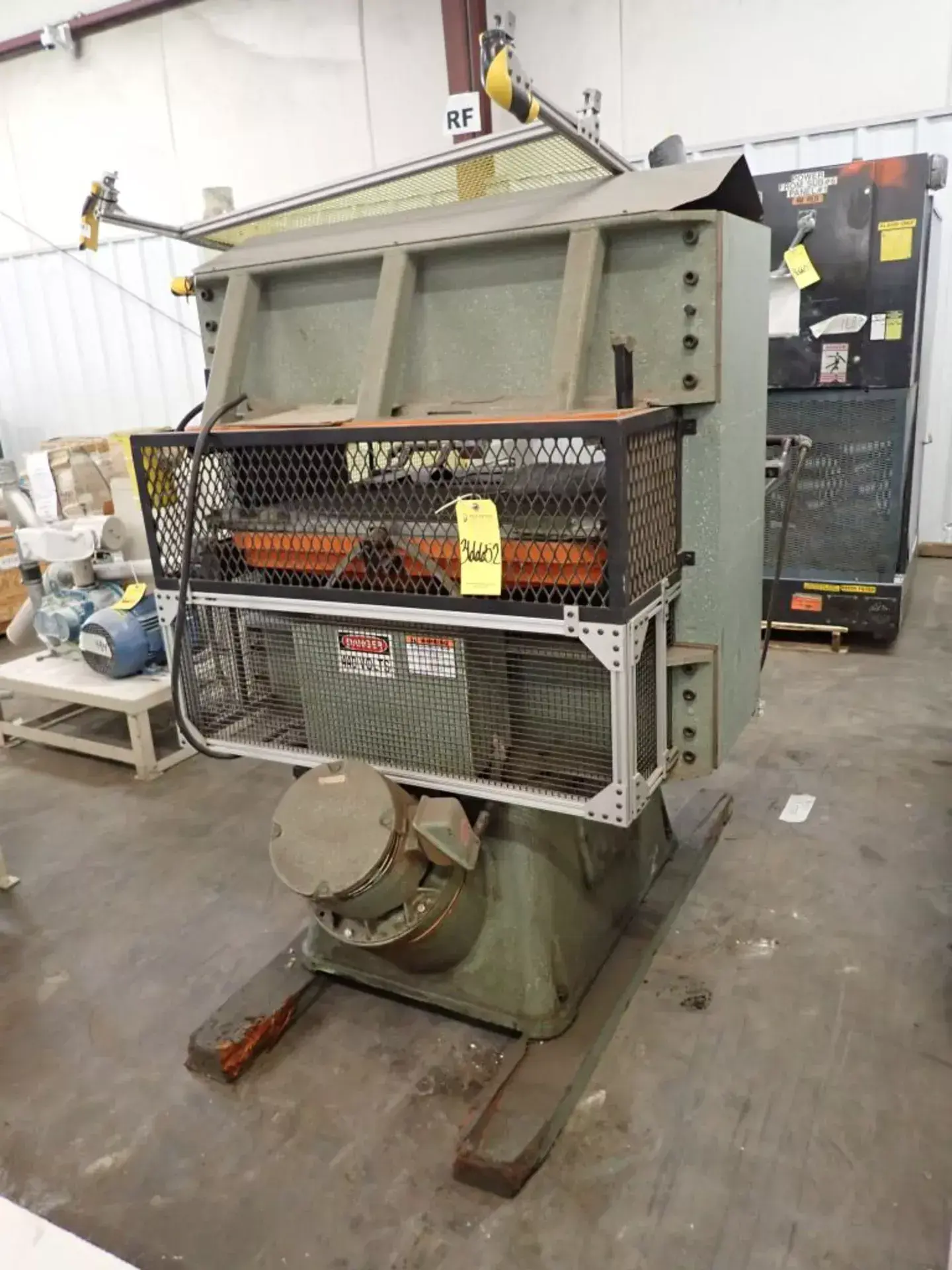 Herman Schwabe #DG, hydraulic flat bed up-acting die cutting press, 6 stroke, 8" DL - Image 2