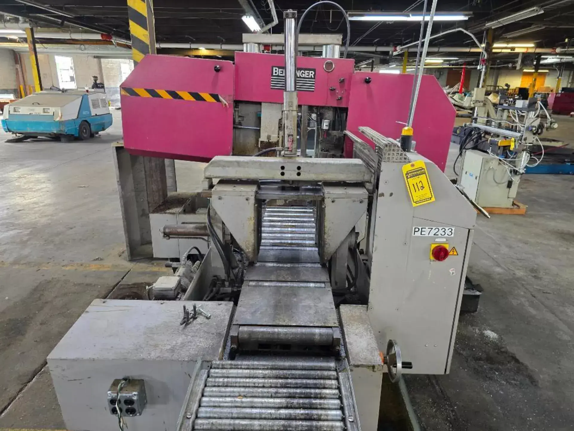 11.81" x 11.81" Behringer #HBP-303A, CNC dual column automatic horizontal band saw with bundling, 1993 - Image 4