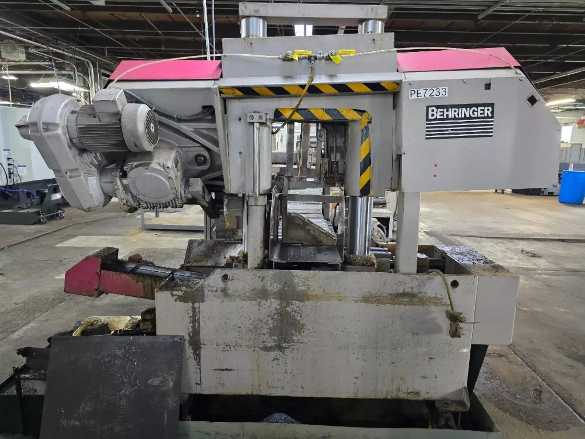 11.81" x 11.81" Behringer #HBP-303A, CNC dual column automatic horizontal band saw with bundling, 1993 - Image 7