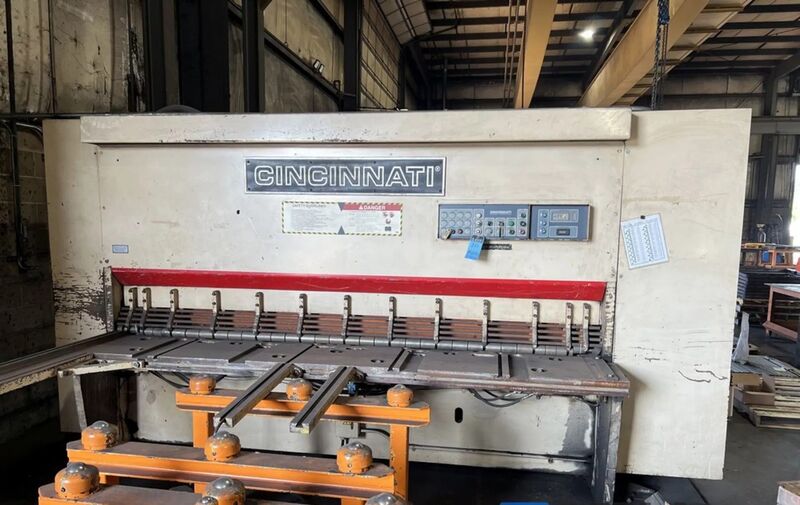 1/2" x 10' Cincinnati #500HSx10FT, hydraulic power squaring shear, 48" front operated power back gauge, 13 - Image 2