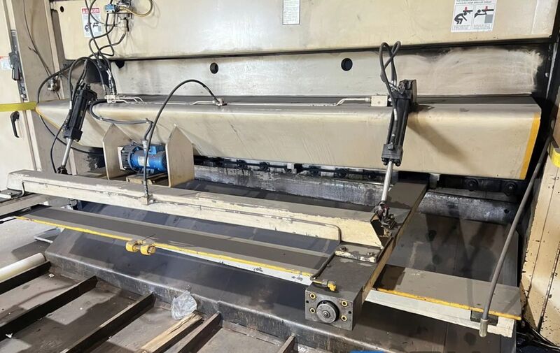 1/2" x 10' Cincinnati #500HSx10FT, hydraulic power squaring shear, 48" front operated power back gauge, 13 - Image 8