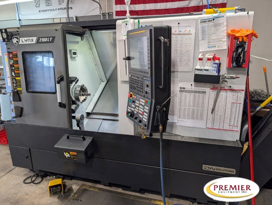 DN Solutions #Lynx-2100LYB, multi-axis CNC turning center, Fanuc Series Control, 2.6" bar, 11.8" turning - Image 1
