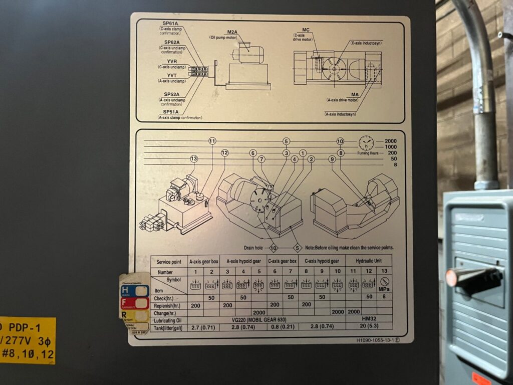 Okuma #MU-400VA, 5-Axis CNC vertical machining center, OSP-P100 Control, 30" X, 18" Y, 18" Z, 15000 RPM, 32 - Image 6