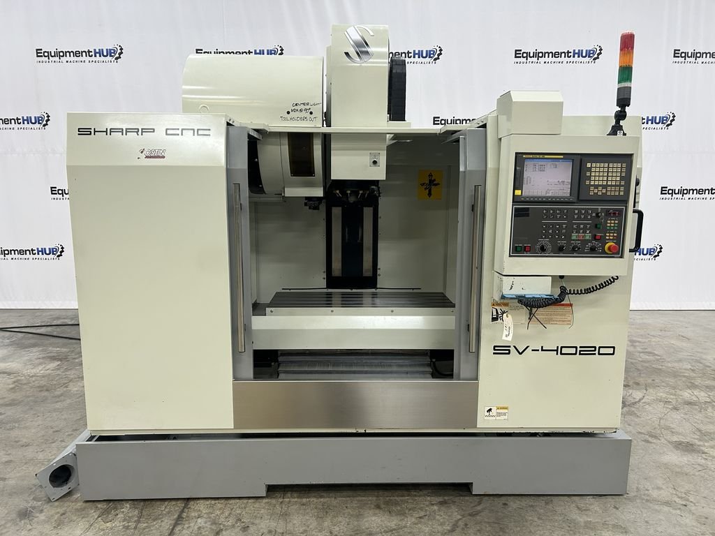 Sharp #SV-4020, CNC vertical machining center, Fanuc 18iMB, 40" X, 20" Y, 20" Z, 10000 RPM, 24 automatic tool - Image 7