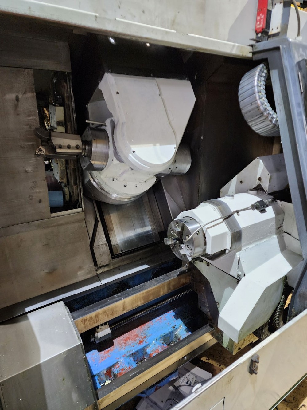 Mazak #Integrex-200SY, CNC turning center, 10" chuck, 3-jaw, 21.2" swing, 2.004" bore, 21.26" dia., 30.08" - Image 8