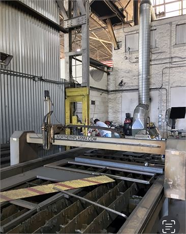 Northern Vision #NVHD-6x30, CNC plasma, 6' x 30' cutting area, 1000 IPM, Hypertherm Powermax 125, SDS Plate - Image 2